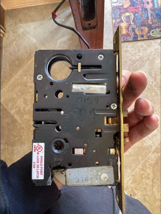 Mortise lock repair